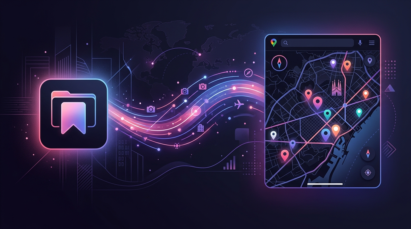 Reel to Trip cover: how to export instagram saved places to google maps